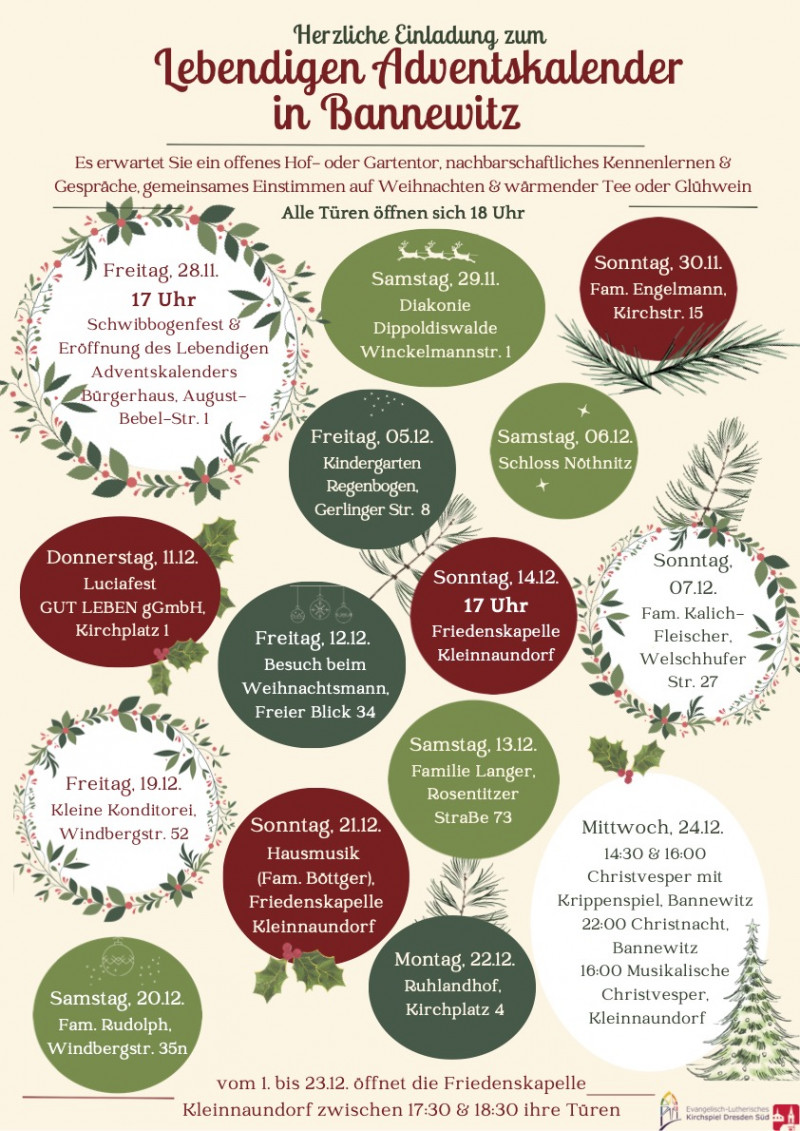 Lebendiger Adventskalender 2025