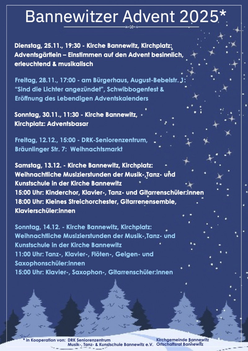 2025 Lebendiger Adventskalender