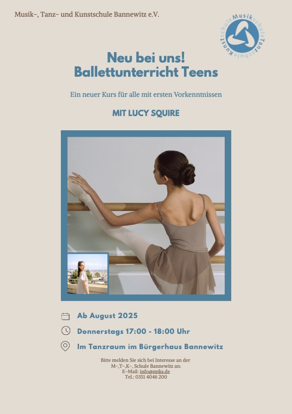 Neuer Ballettkurs