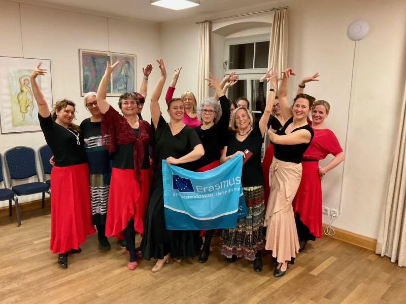 Gruppenbild Erwachsenenkurs Flamenco