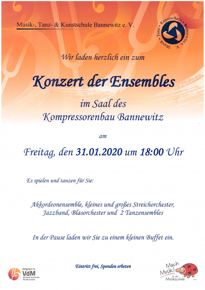 Konzert der Ensembles